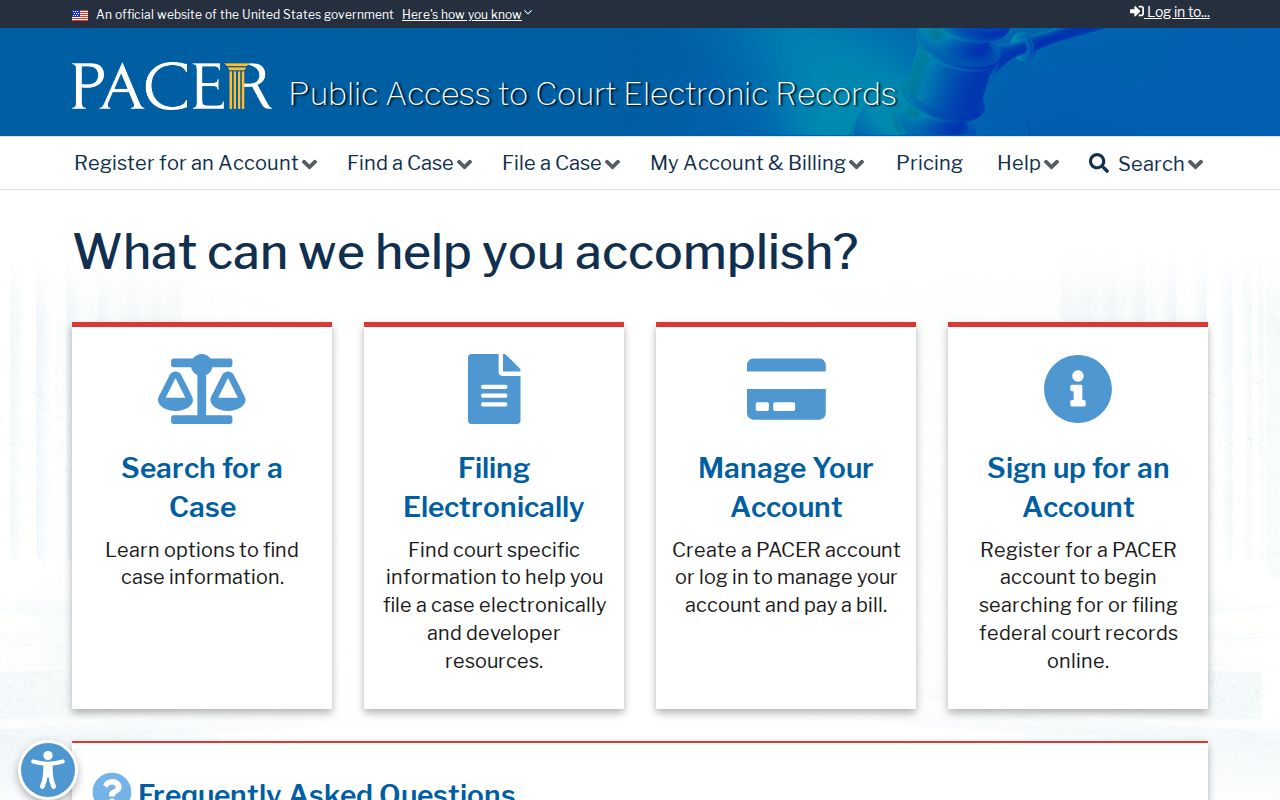 Denver County federal criminal case PACER access
