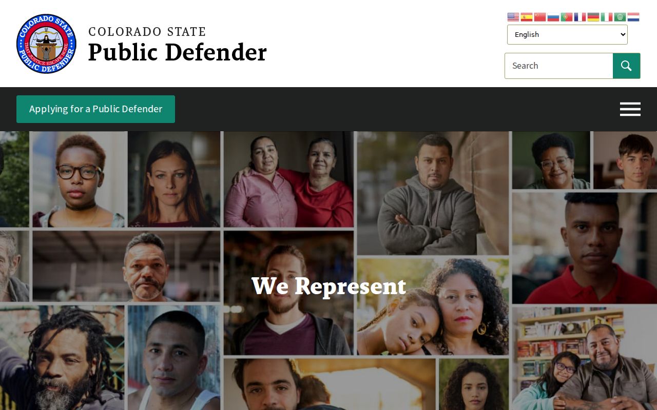 Denver County criminal history public defender services